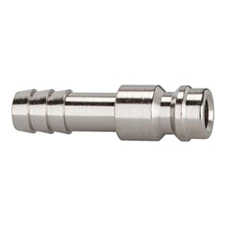 Riegler Einstecktülle für Kupplungen NW 5, Messing vernickelt, Tülle LW 6