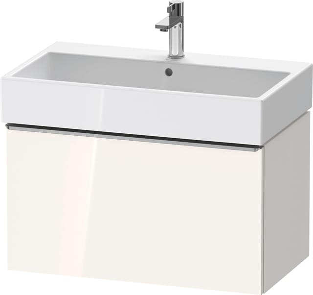Duravit Waschtischunterschrank D-Neo 78,4x44,2cm, ES geb/w g, 1 Ausz., wandhängend