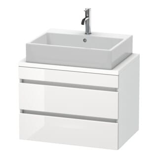 Duravit Waschtischunterschrank Com DuraStyle 70x47,8cm, w hgl/we ma, f Kons, 2 Schub.