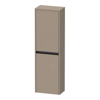 Duravit Halbhochschrank Ketho.2 40x24x132cm, 2 Tür., Anschl re, leinen