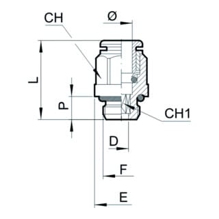Schneider Steckverbindung SVG-R1-6 x G1/8a