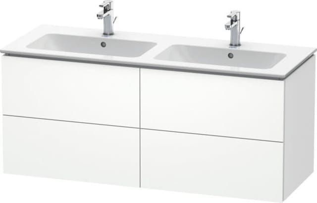 Duravit Waschtischunterschrank L-Cube 129x48,1x55cm, 4 Schub., wandhängend, we. matt