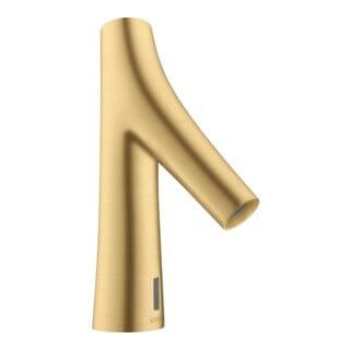 hansgrohe Elektronischer Waschtischmischer Axor Starck Organic m Temp-Voreinst, Ne, brush. gol opt