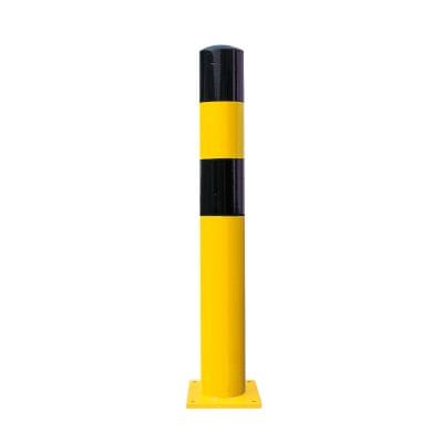 Moravia Rammschutz-Poller XL Stahl schwarz/gelb 194 x 1200 mm zum Aufdübeln