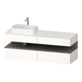 Duravit Waschtischunterschrank Qatego 160x55x60cm, ba m/we g, Pl, B l, B