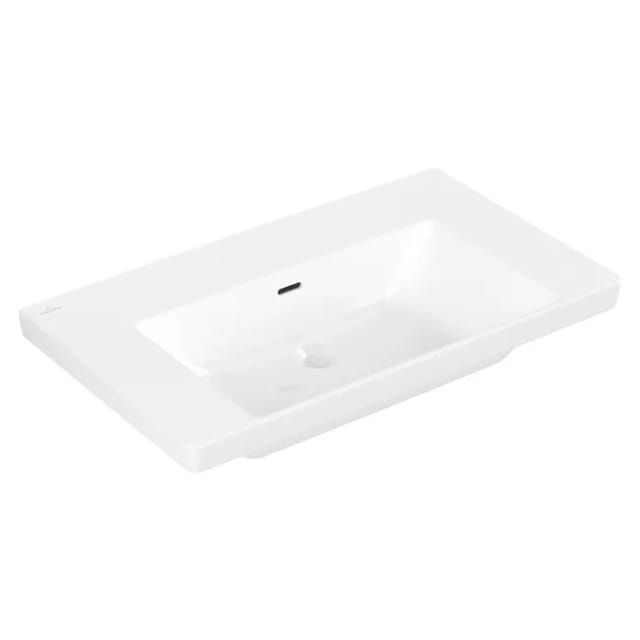 V&B Schrank-Waschtisch Subway 3.0 80x47cm, eck., m ÜL, stone white C-plus