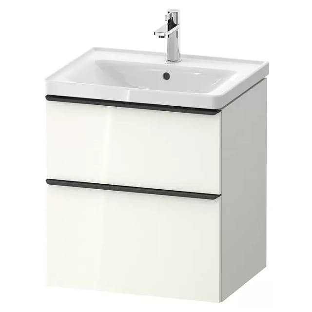 Duravit Waschtischunterschrank D-Neo 58,4x45,2x62,5cm, 1 Kast, sw/w hgl