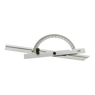 Helios-Preisser Gradmesser m.verstellb.Sc hiene Chr. 100x150 mm