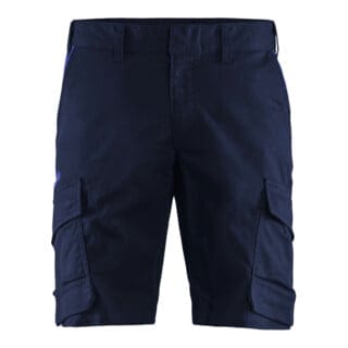 Blakläder Shorts Industrie Stretch, marineblau / kornblau, Konfektionsgröße 54