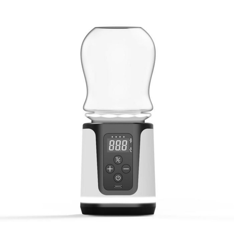 Tragbarer Usb-reiseflaschenwärmer, Hält Flaschen Warm, Temperatur Einstellbar, Lange Akkulaufzeit, Kompatibel Mit Mehreren Flaschen