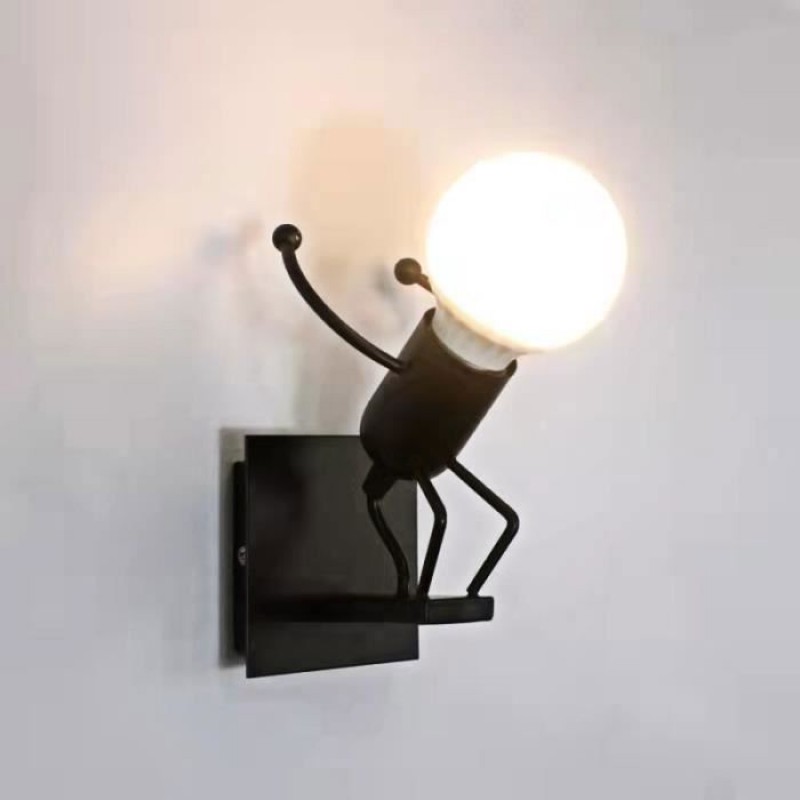 Vintage-wandleuchte, Industrielle Wandlampe, Moderne E27-lampe Für Flur, Küche, Schlafzimmer