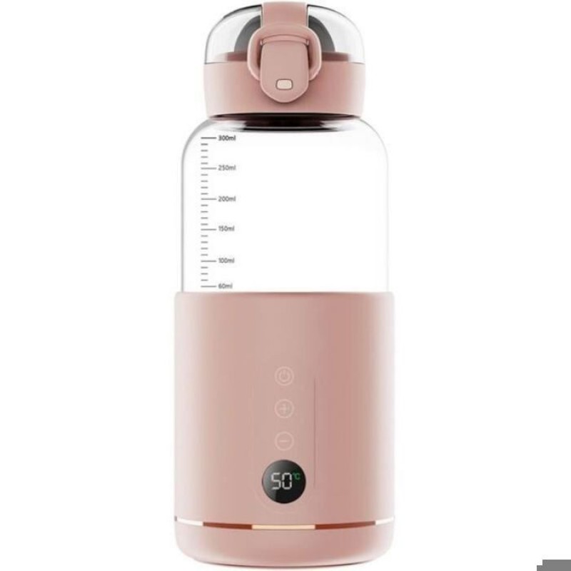 Tragbarer Wassererhitzer, Tragbarer Wassererhitzer Für Säuglingsnahrung, 300 Ml Fassungsvermögen, Kabelloser Flaschenwärmer Für Unterwegs.
