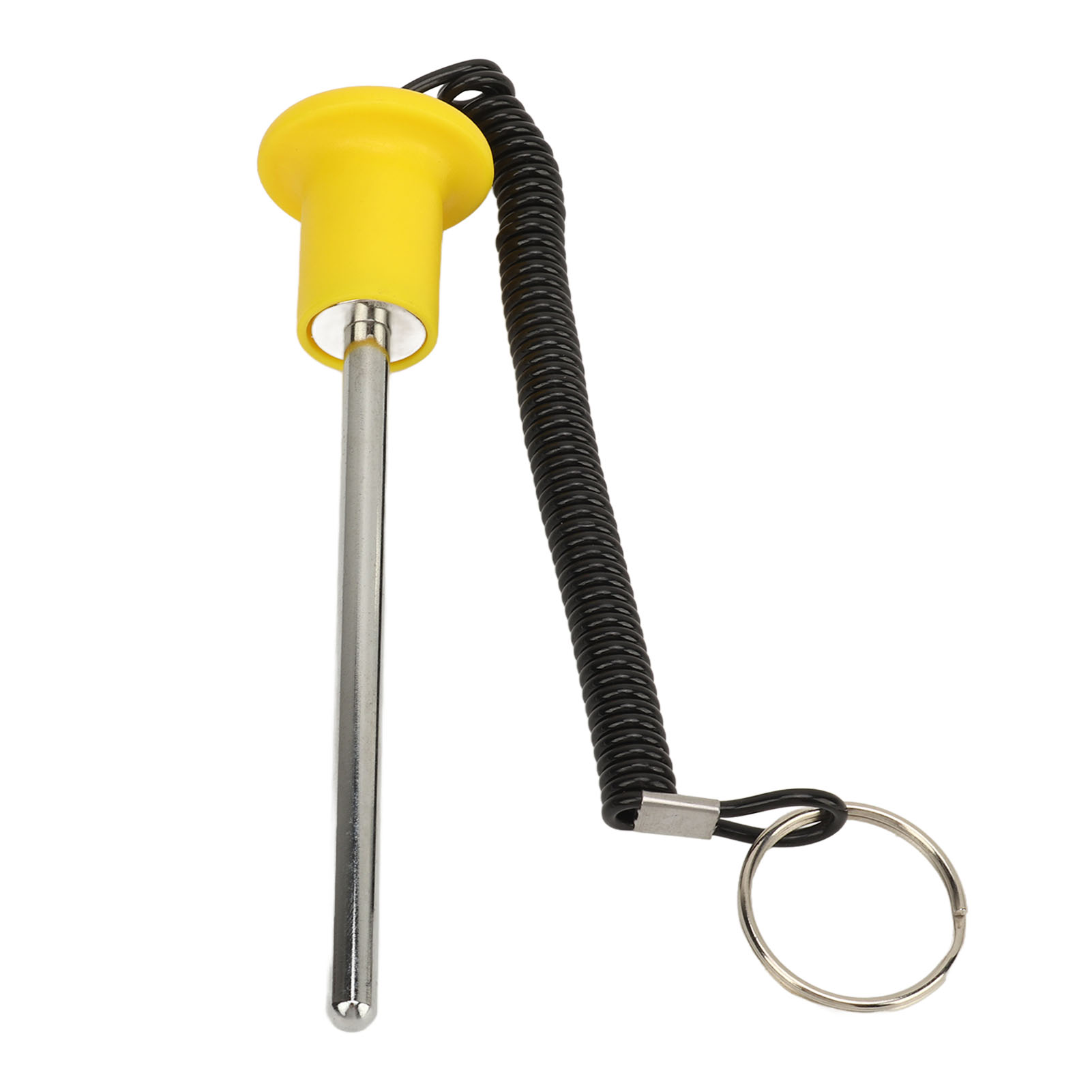 Magnetischer Verriegelungsstift (8 Mm Durchmesser) Für Gewichthebersäulen, Inklusive Kordel. Zubehör Für Das Krafttraining Und Fitnessübungen.