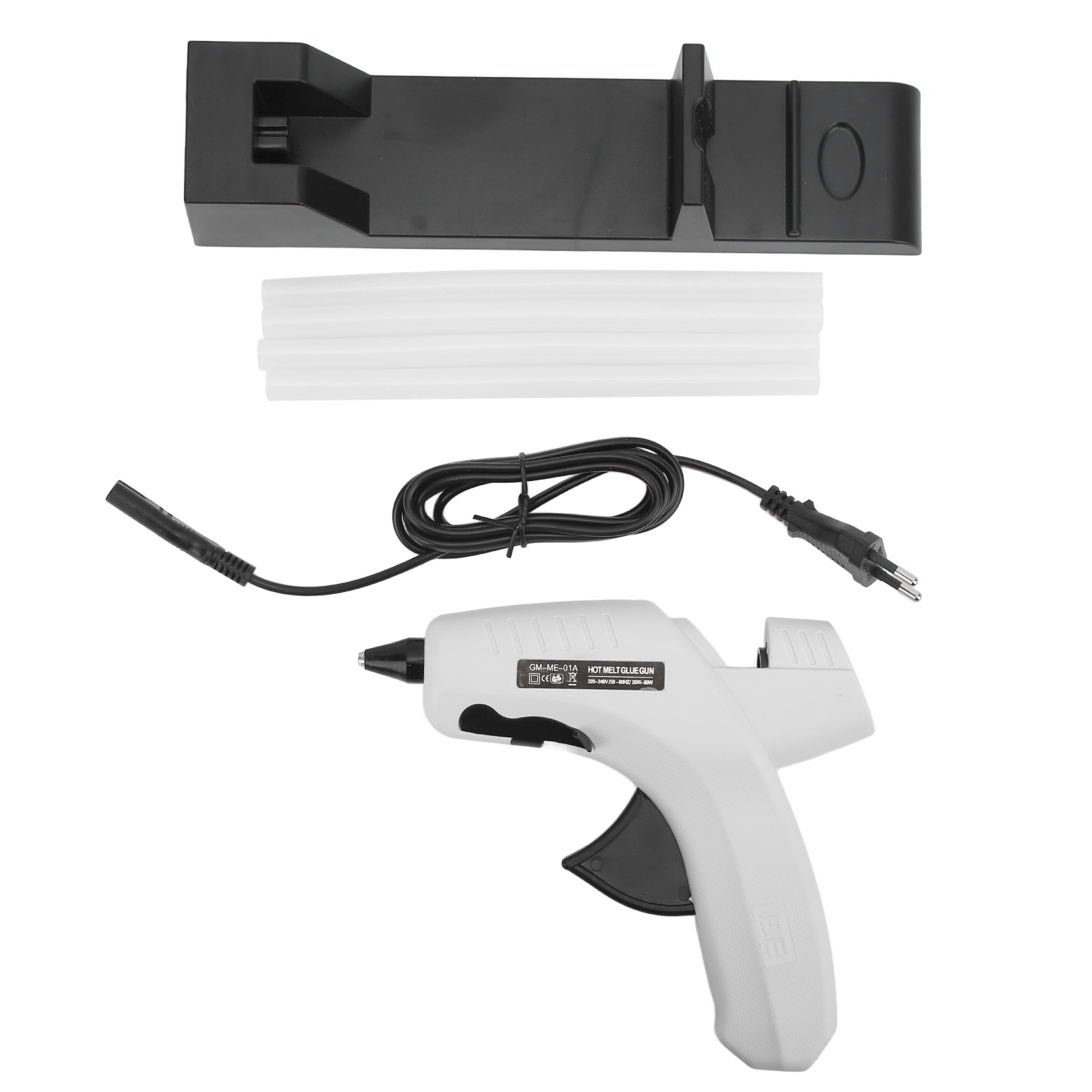 Heißklebepistole Mit Ständer, Tropfsicher, Wiederaufladbar, Ergonomisch, Für Diy-bastelarbeiten Und Heimwerkerprojekte, 220–240 V