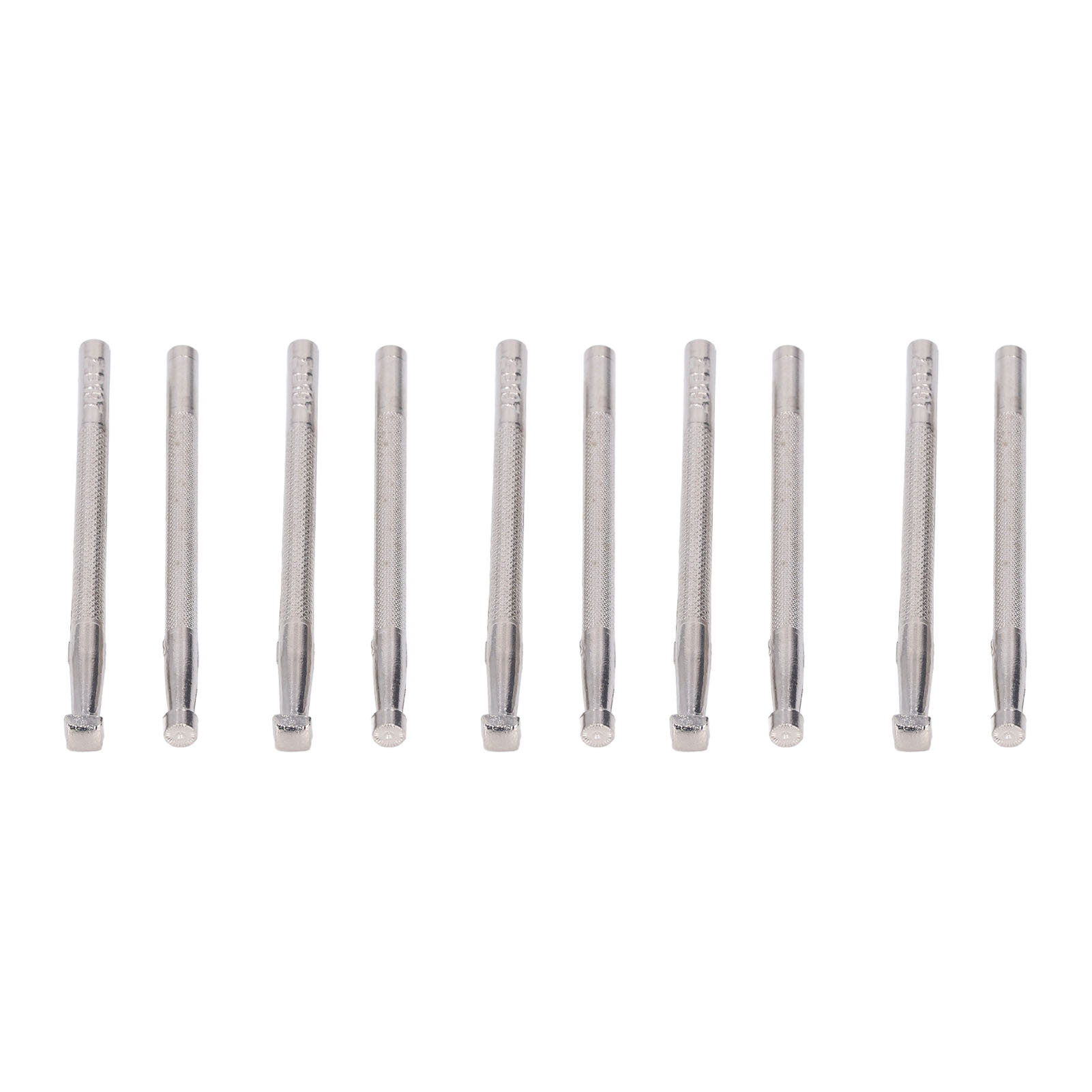 10-teiliges Lederstempel-werkzeugset, 2 Muster, Rutschfester Legierter Stahl, Diy-lederstempel- Und Schnitzwerkzeug Für Anfänger