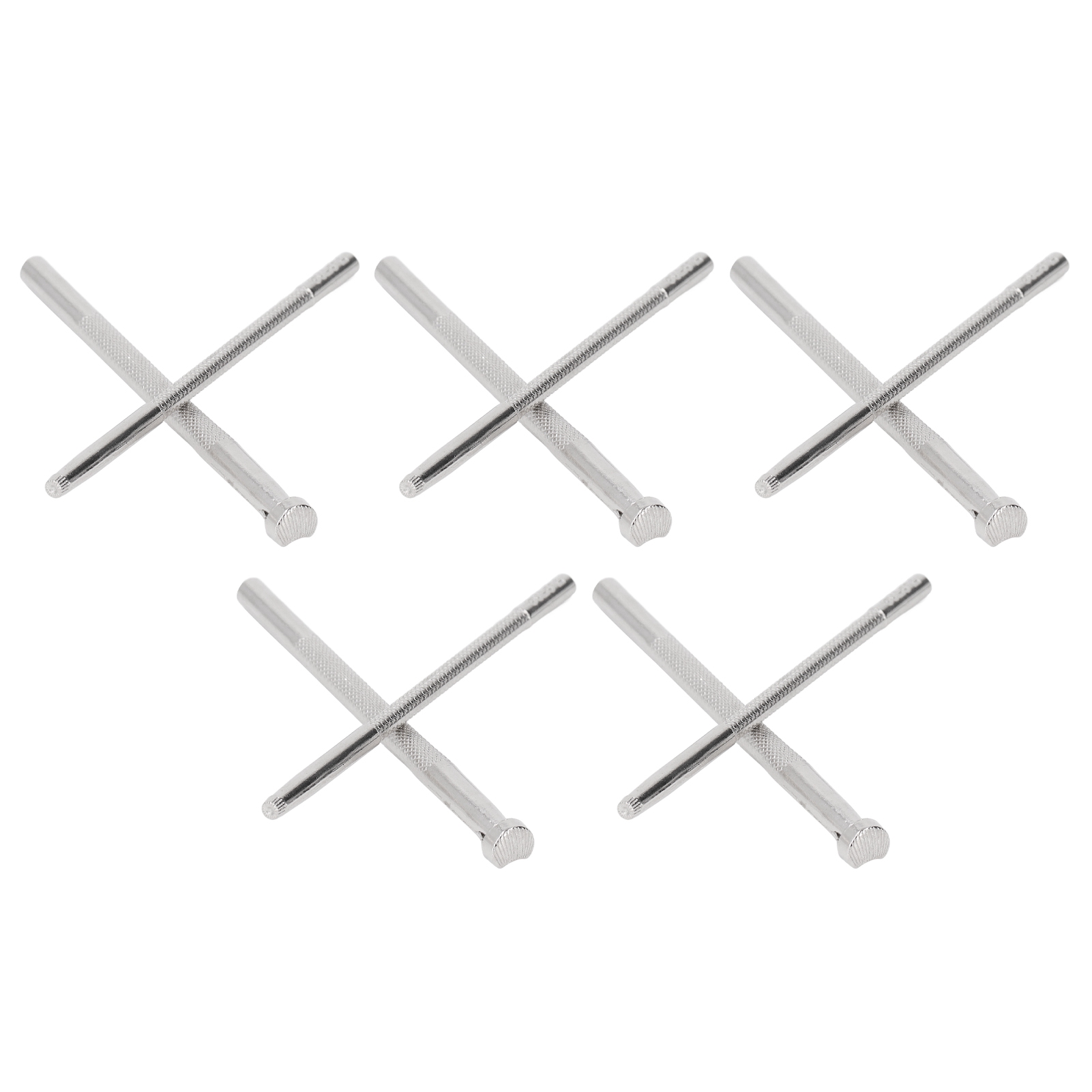 10-teiliges Lederstempel-set (5 Stück 8 X 9,5 Mm, 5 Stück 3,8 Mm) Aus Legiertem Stahl Mit Rutschfestem Griff Für Lederarbeiten