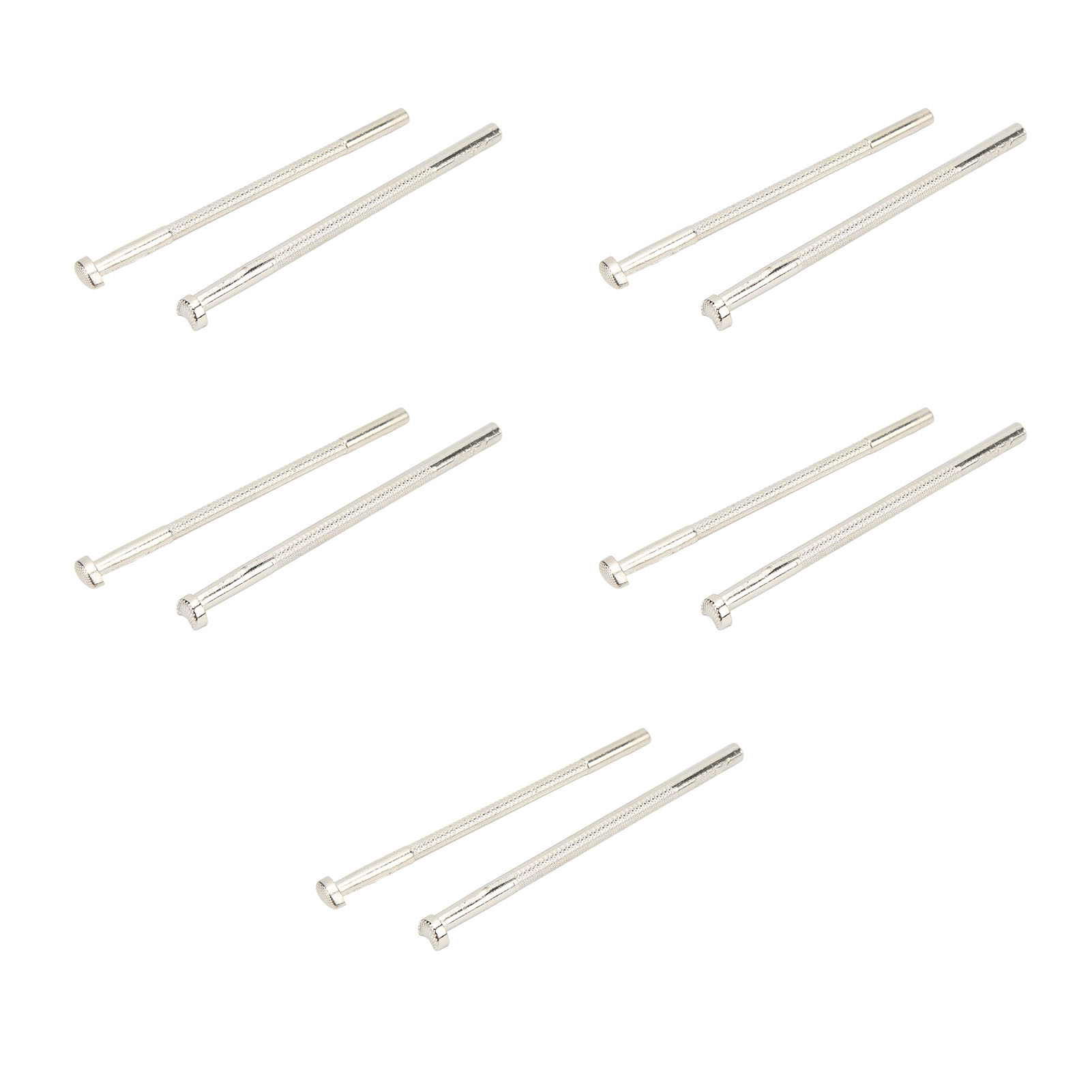 10-teiliges Lederstempelwerkzeug Aus Legiertem Stahl, 2 Muster, Lederlocher Mit Rutschfestem Griff Für Diy-lederarbeiten