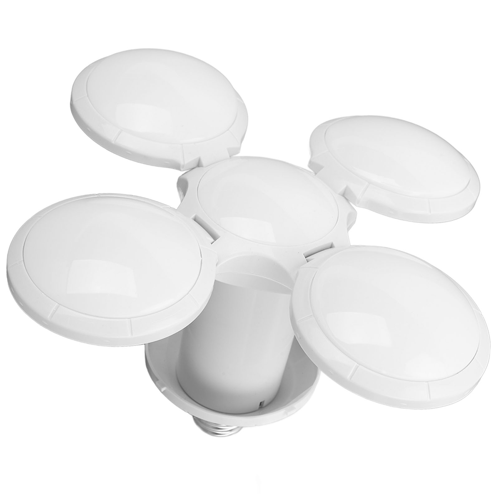 40w Faltbare Led-fußballlampe E27 E26 85-265v Abs/acryl Faltbare Glühbirne Für Werkstatt Weiß