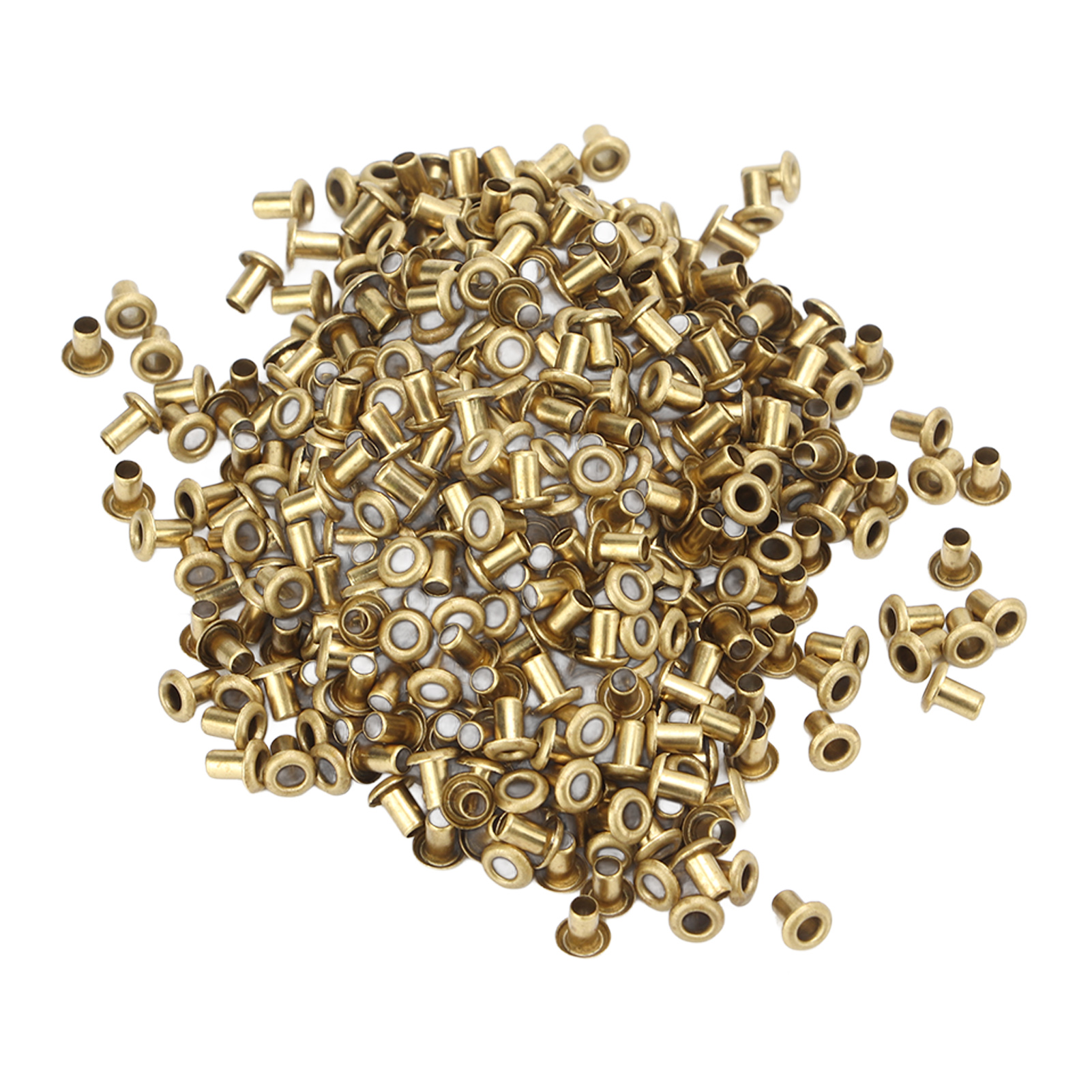 500 Stück 65er Kupferhohlnieten, Glatte Oberflächen, Einfach Zu Montieren, Für Bekleidung Und Bastelarbeiten, 2,3 X 4,5 X 4,3 Mm