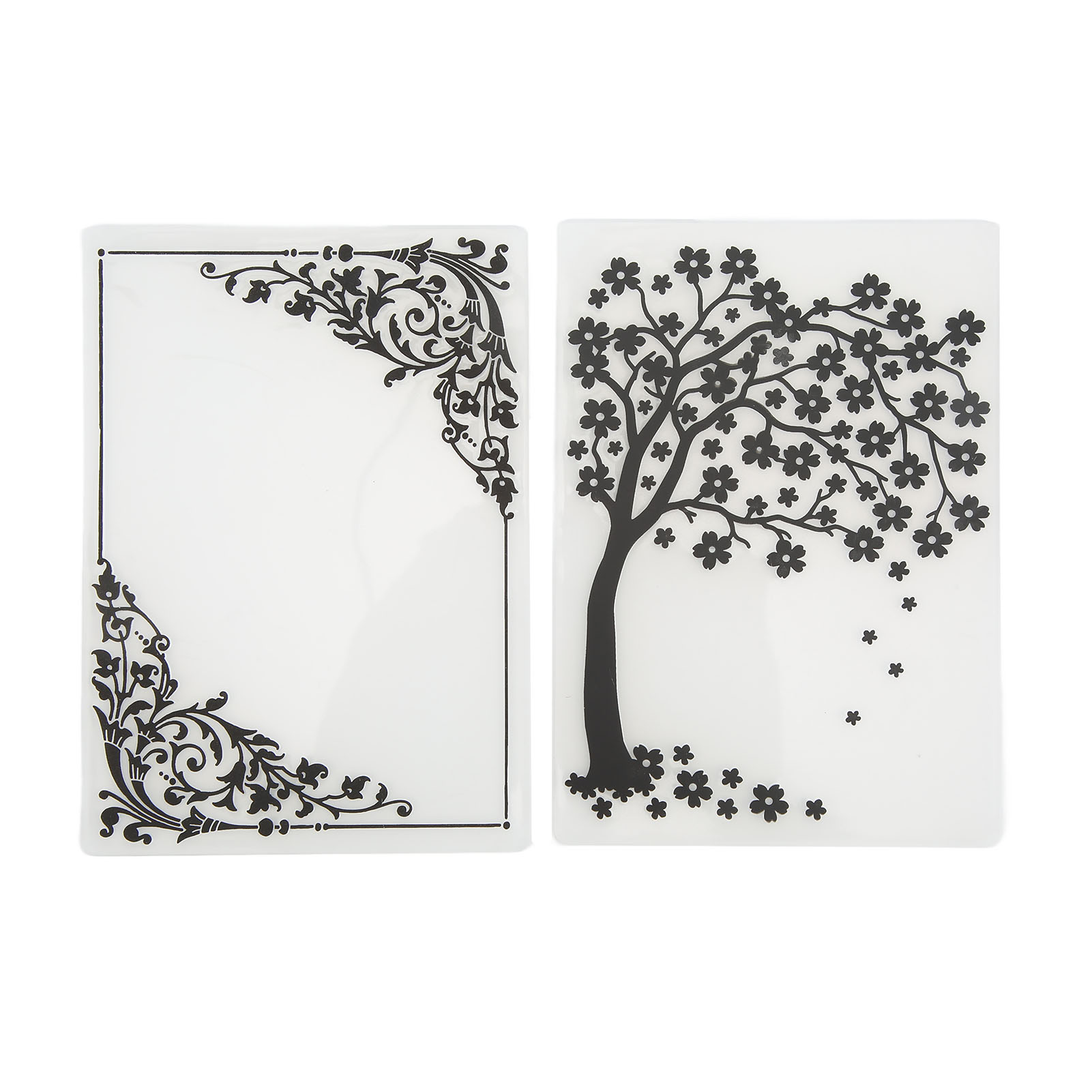 Prägeplatten Aus Kunststoff, Dekorative Texturen Für Diy-projekte, Erstellung Von Erhabenen Mustern, Vorlagen Für Scrapbooking