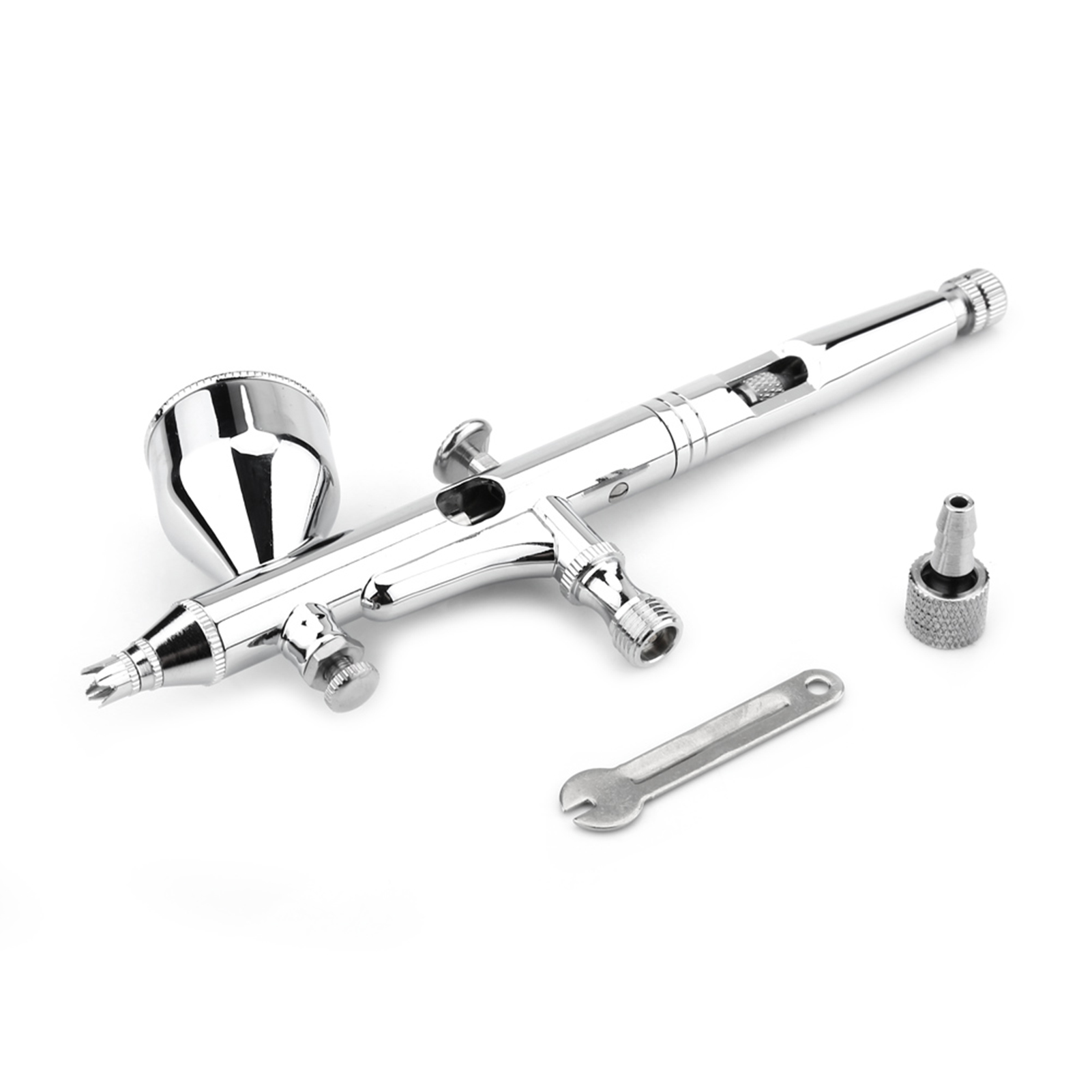 0,2-mm-doppelwirkungs-druckluftpistolen-set Mit Schwerkraftzufuhr Für Tortendekoration, Make-up Und Nageldesign