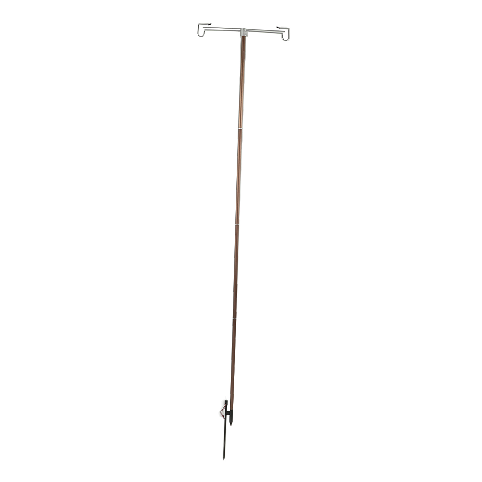 Zusammenklappbarer Camping-laternenmast, Leichter Laternenständer Aus Aluminiumlegierung Für Den Außenbereich Mit Aufbewahrungstasche, Für Picknicks, Angeln Und Cafés.
