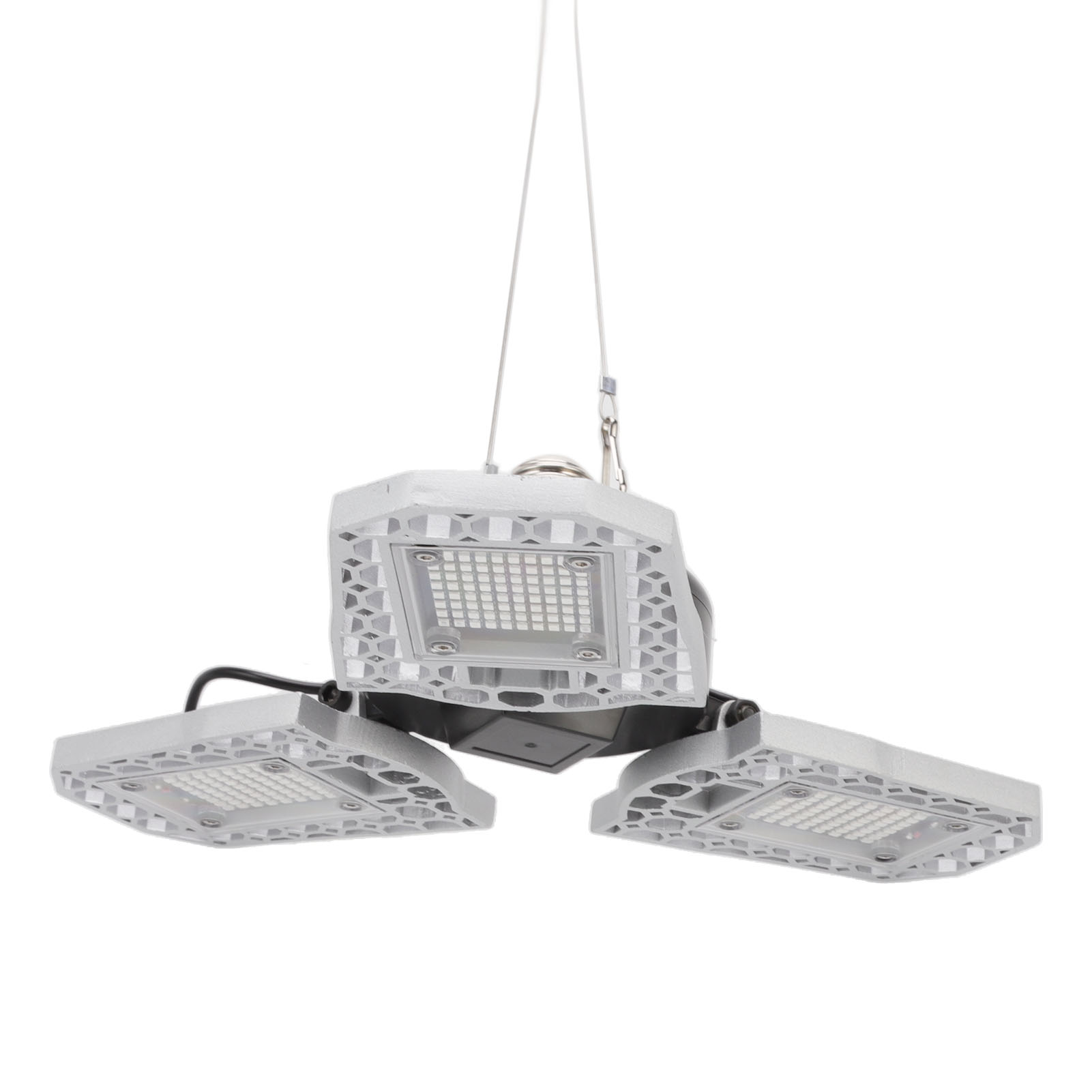 220v 3-flammige, Faltbare Pflanzenlampe E27 240 Leds, Rot-blaues Spektrum, Wasserdicht, Für Den Innenbereich
