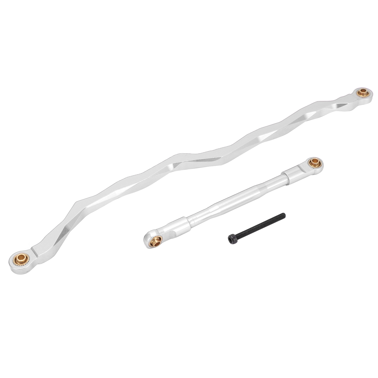 Satz Mit 10 Lenkgestängen Aus Aluminiumlegierung Für Axial Rbx10 Rc-crawler-car - Silberne Zugstangen Im Maßstab 1:10