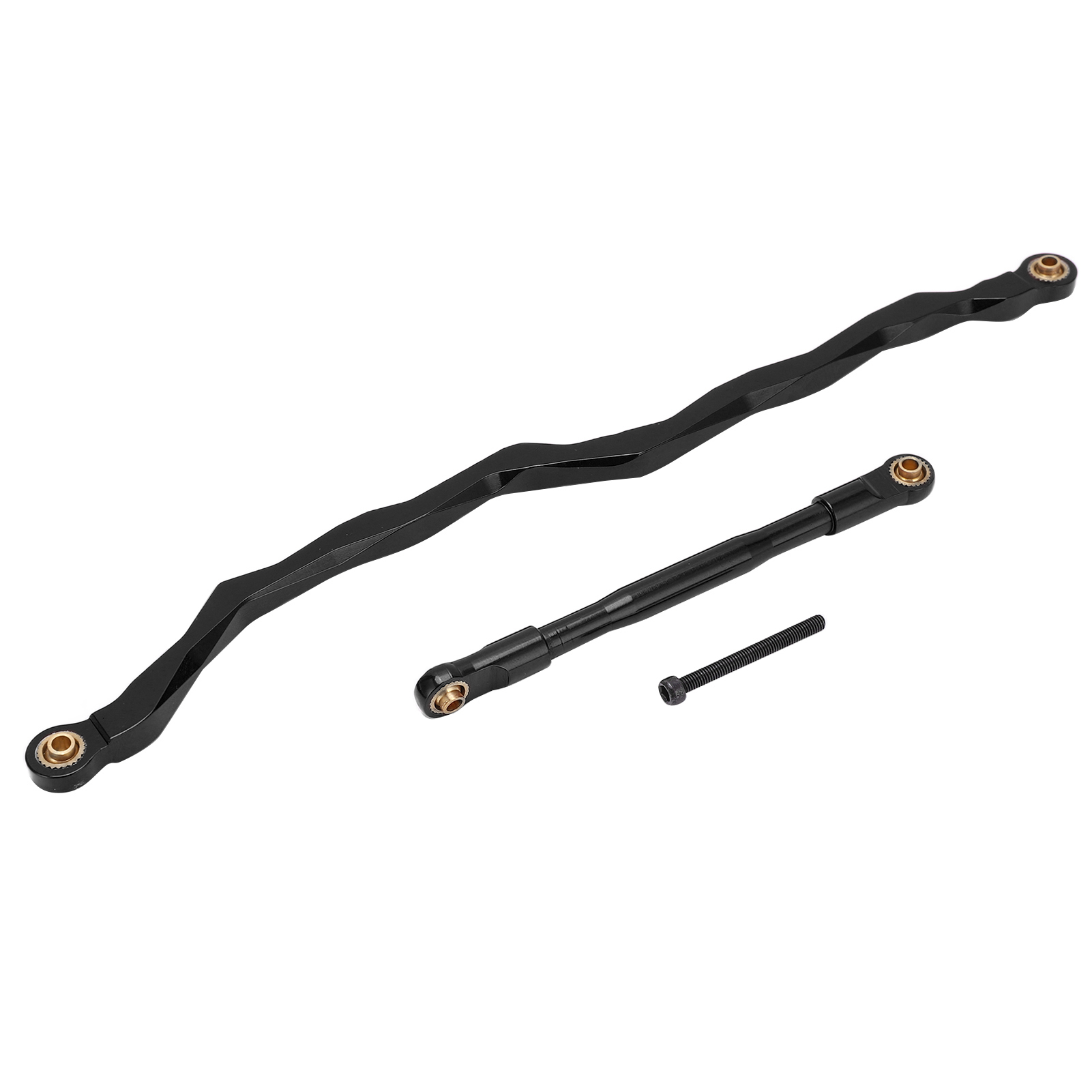1/10 Rc Lenkgestänge Aus Aluminiumlegierung Für Crawler-modelle, Zugstange Für Axial Rbx10, Schwarz