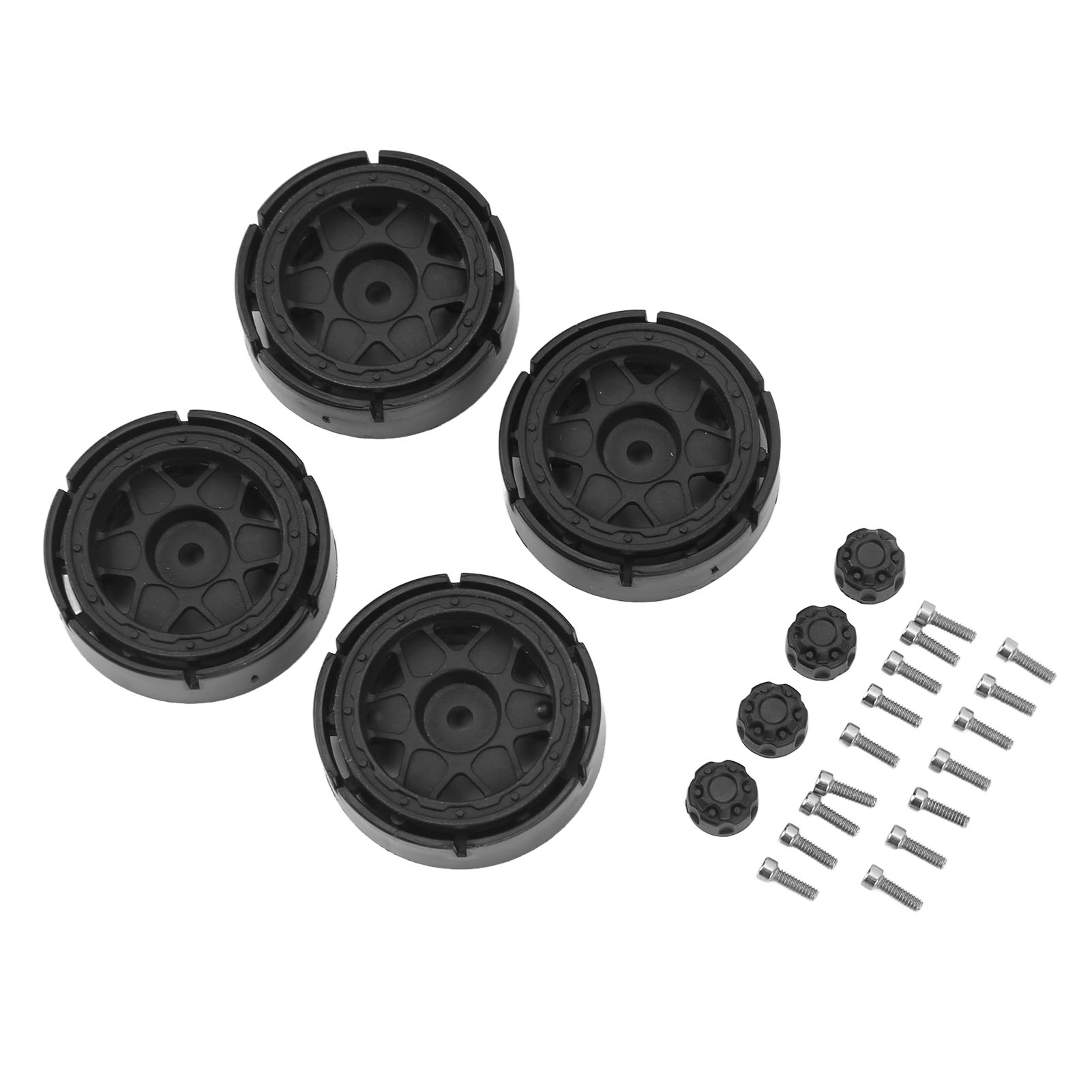 4 Radnaben Für Scx24 34x14mm, Robuster Kunststoff, Leicht, Stabil, Einfache Montage, Rc-crawler