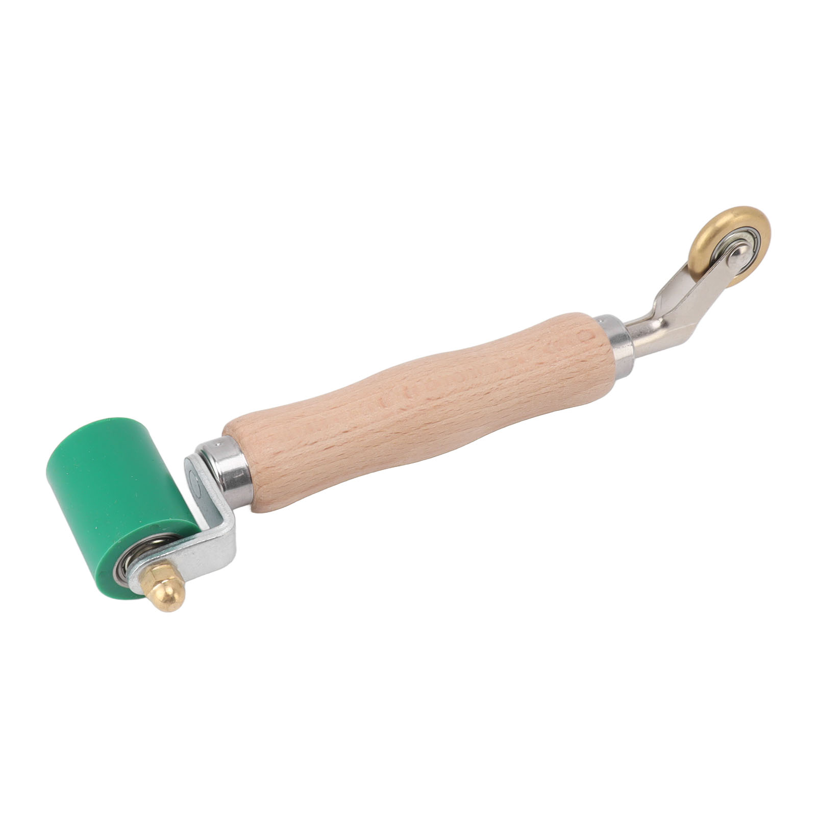 40-mm-silikonfugenrolle, Mehrzweckrolle, Messingrad, Holzgriff, Flachwand-fugenrolle Für Das Verschweißen Von Grünem Pvc Und Tpo