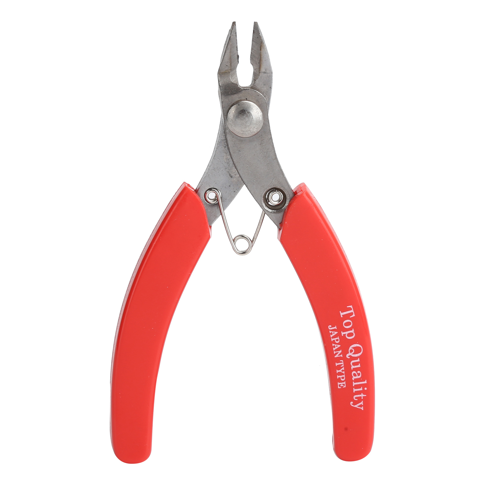 Seitenschneider Aus Edelstahl Zum Durchtrennen Von Kabeln Und Drähten, Diy-werkzeug Für Die Schmuckherstellung, Roter Griff