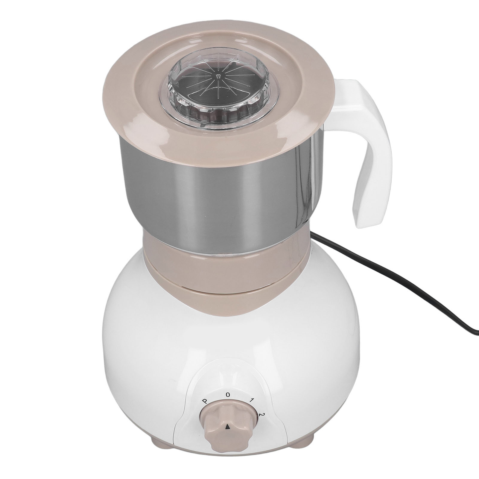 Automatische Elektrische Kaffeemühle (200 W), Haushaltsmühle Für Getreide, Gewürze Und Getrocknete Bohnen, Mahlgrad Einstellbar, 220-v-eu-stecker