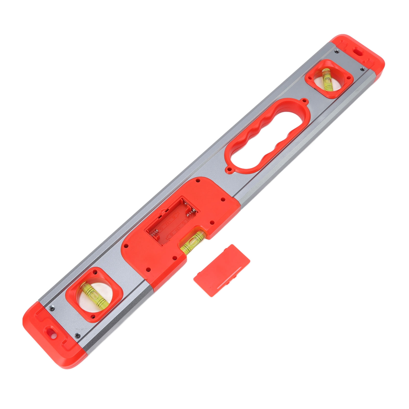 Digitale Wasserwaage Aus Aluminiumlegierung, 4 X 90°, 2 X 180°, Professionelle Elektronische Wasserwaage Für Messungen, Rot