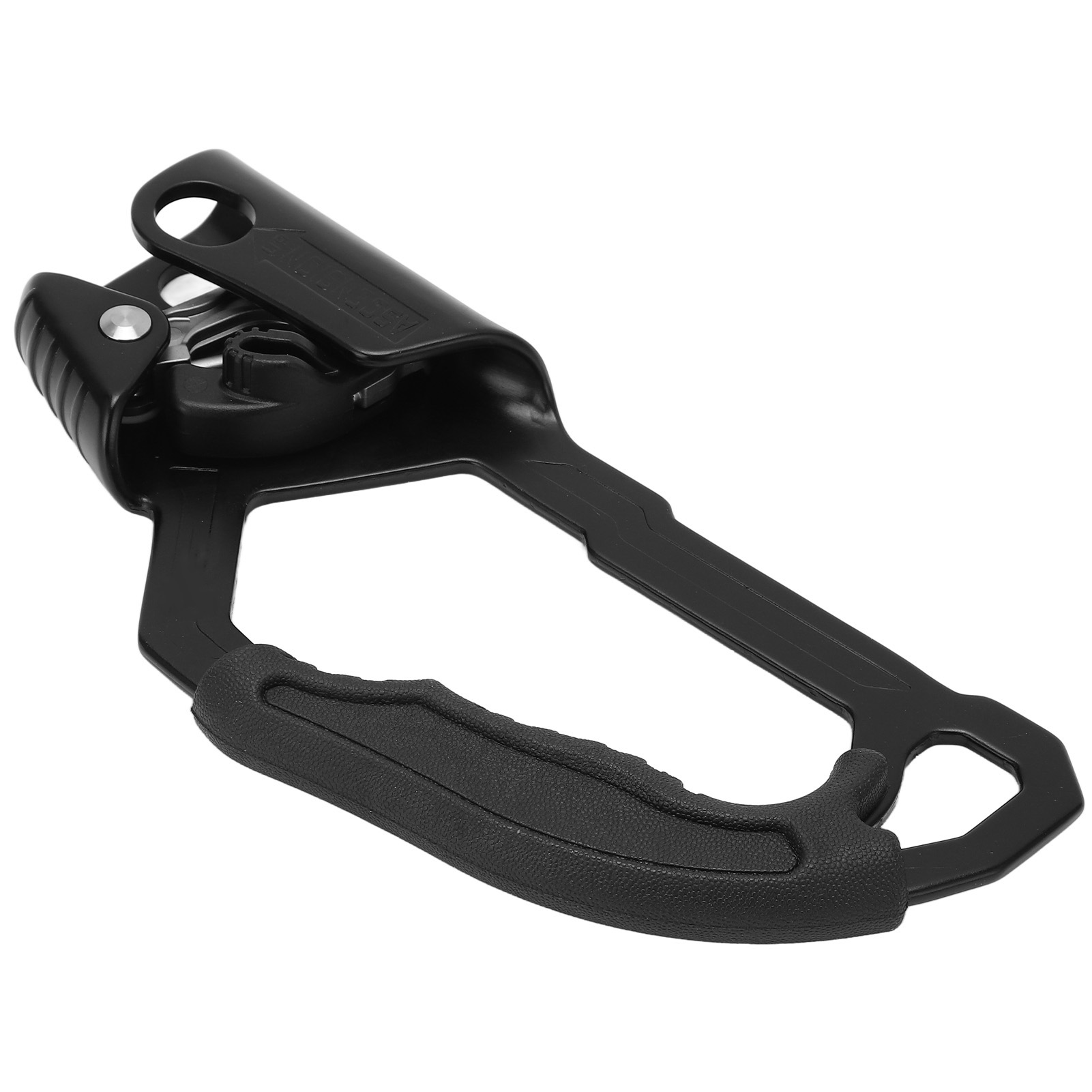 Camnal Manuelle Steigklemme Für Klettern, Baumklettern Und Abseilen – Seilklemme Für 8–13 Mm Seil, Linkshänder, Schwarz