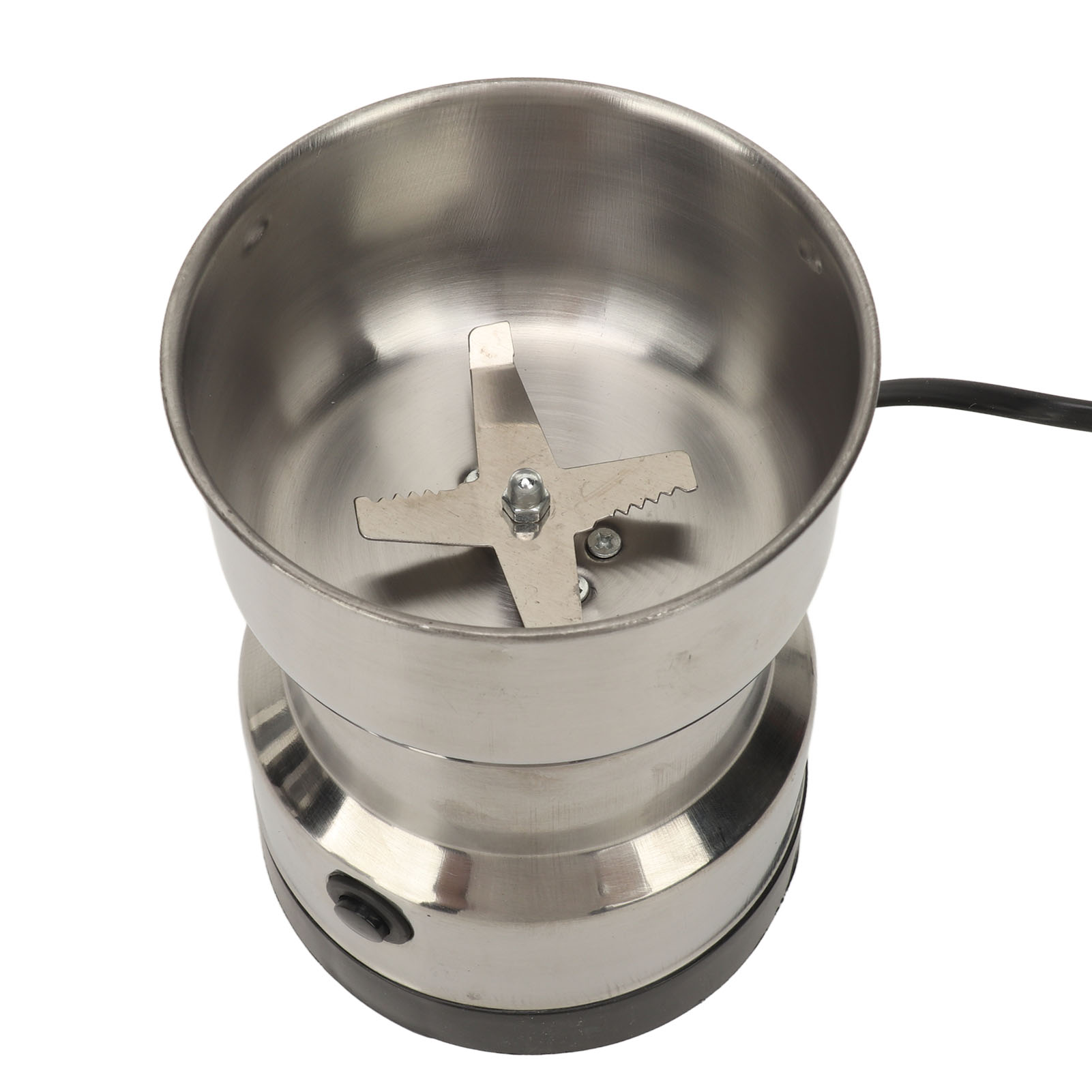 Elektrische Gewürzmühle Aus Edelstahl, 220–240 V (europäischer Stecker), Ein-knopf-bedienung, Mini-mühle Für Getreide, Gewürze Und Reis
