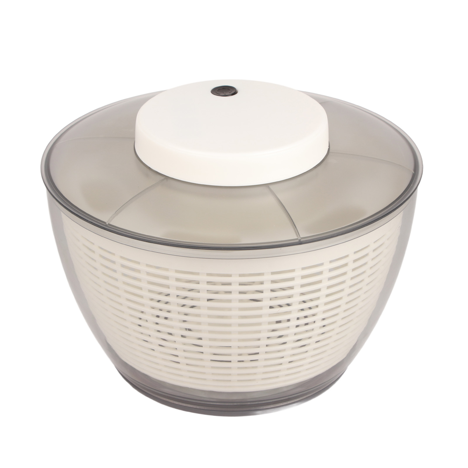 Elektrische Salatschleuder, 500 U/min, Wasch- Und Trocknerfunktion Für Obst Und Gemüse, 4500 Ml, 25 X 25 X 15 Cm