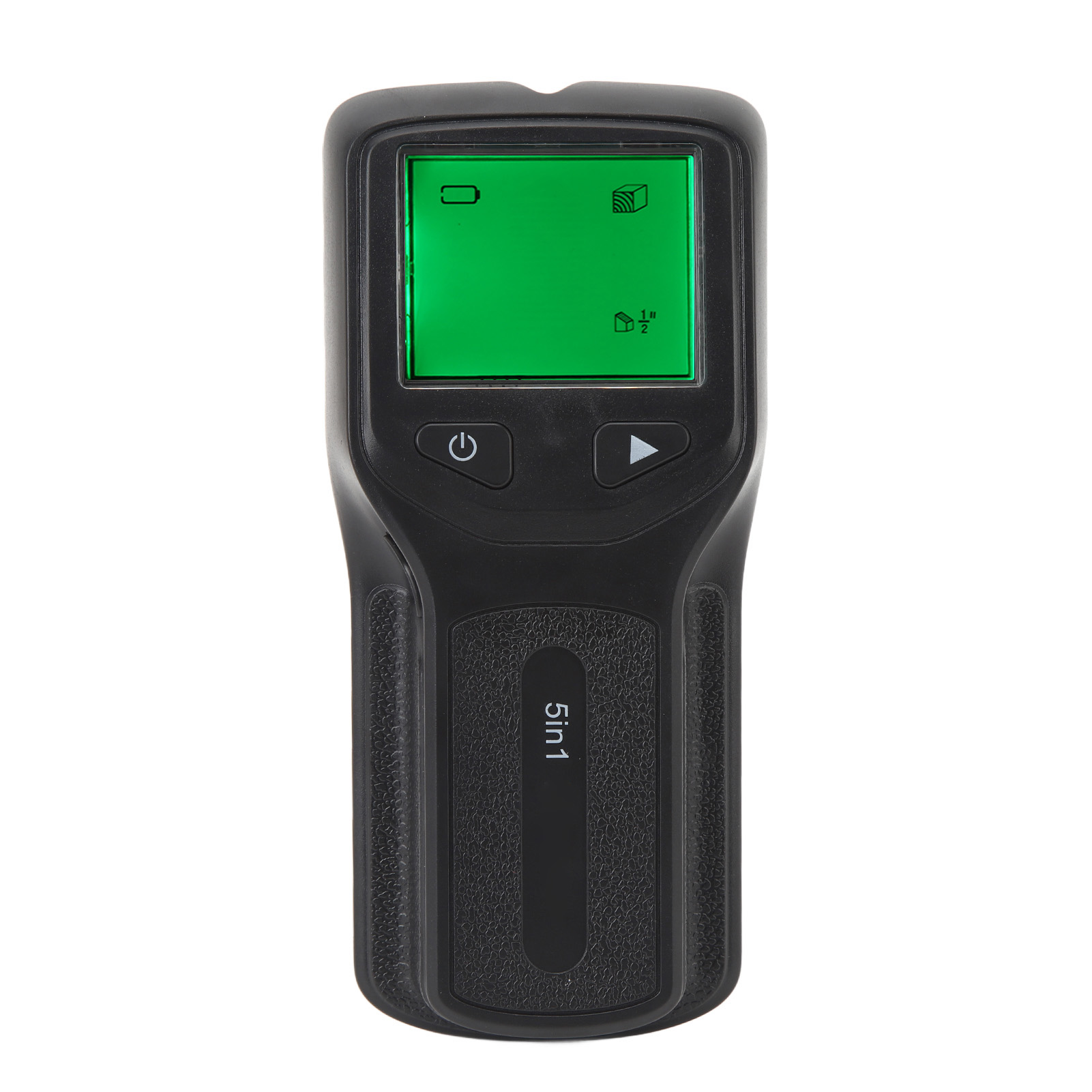 5-in-1 Wandbalkensucher Mit Lcd-bildschirm Zur Erkennung Von Rohren, Metall, Holz, Balken, Trägern, Kanten Und Mittelpunkten – Schwarz