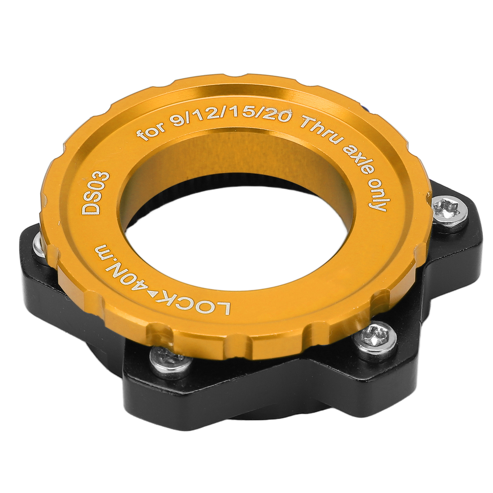 Centerlock-auf-6-loch-adapternabe, Sicherungsring Aus Aluminiumlegierung, Steckachsenadapter, Gold