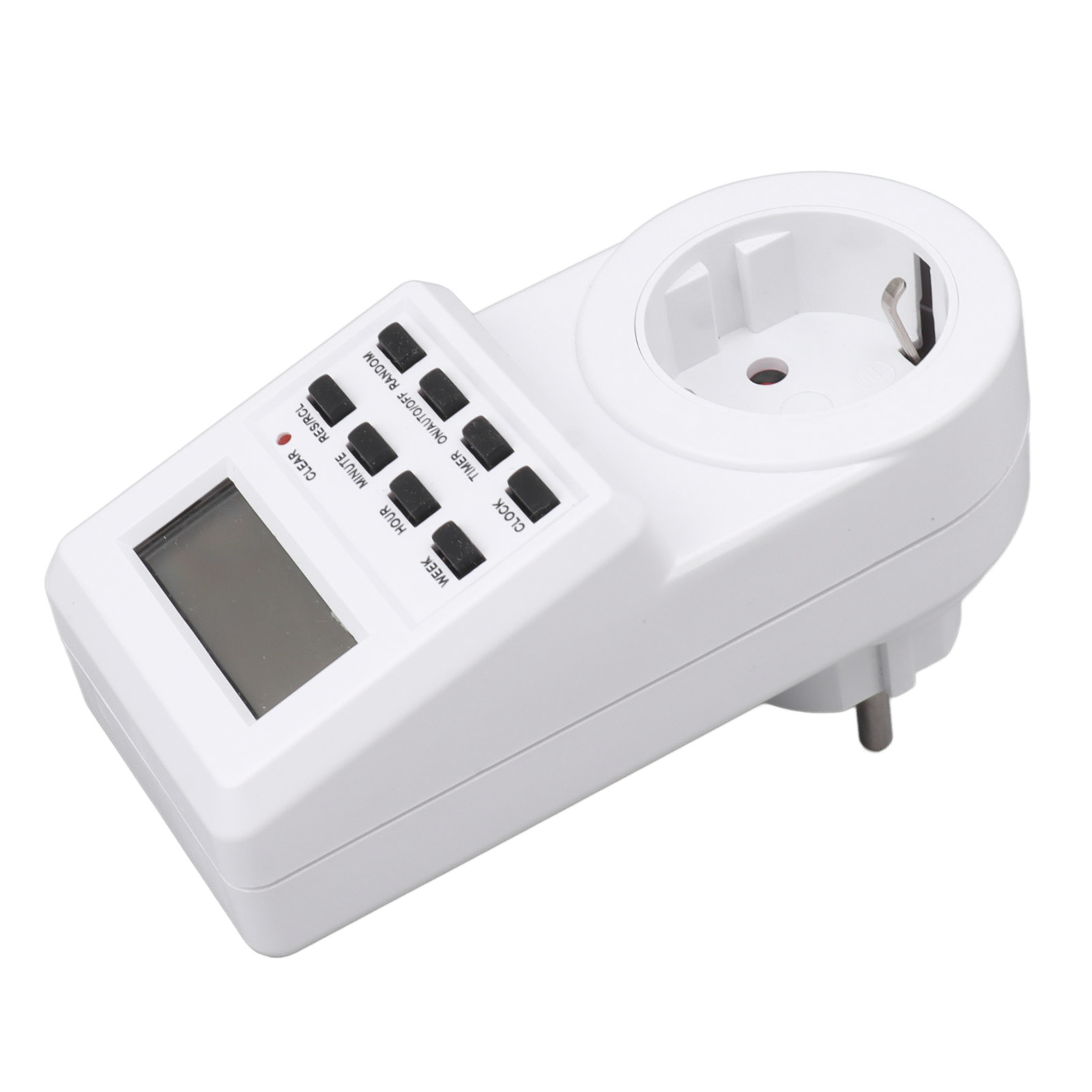 Mini-programmierbare Digitale Zeitschaltuhr Für Den Innenbereich Mit Automatischer Sicherheitsabschaltung, Eu-stecker 230v 16a 3680w.