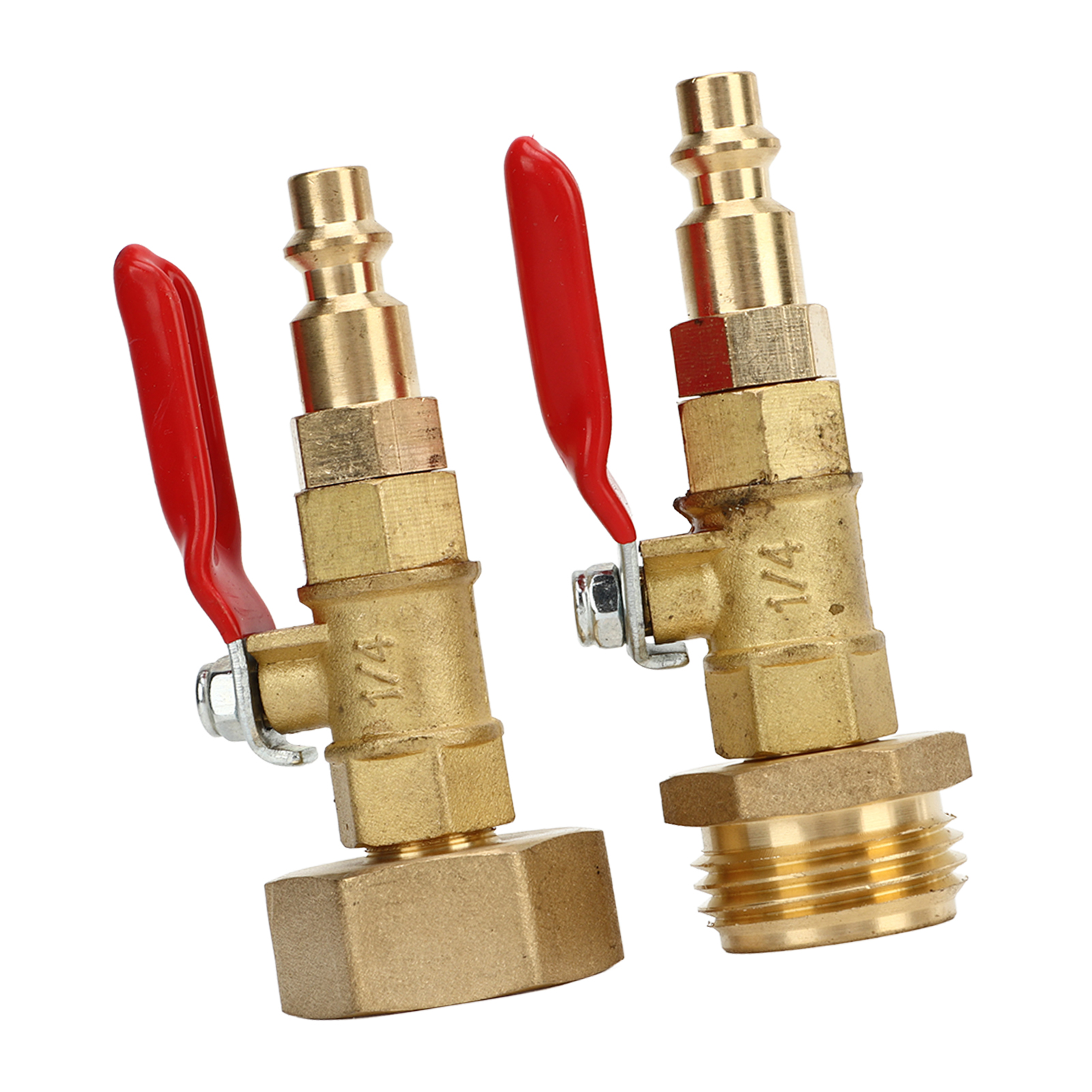 Schnellkupplung Aus Messing Mit 3/4"-innen- Und Außengewinde, Winterablaufadapter, 2 Stück