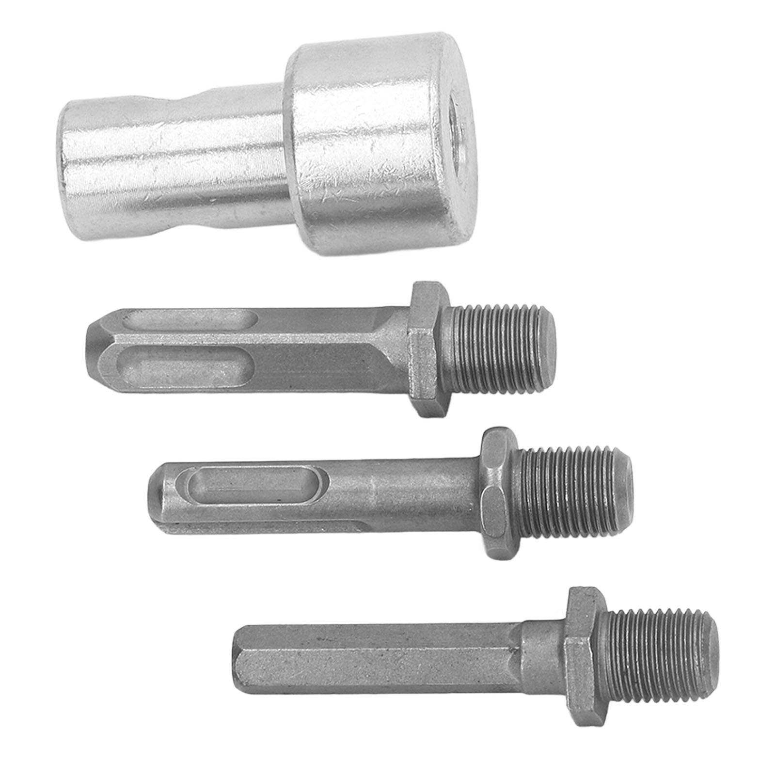 Bohreradapter 1 Auf 3, Bohradapter Aus Kohlenstoffstahl, 2-stift-2-nut-rundfutter, Gartenbohrerverbinder, Gartengeräte (2 Stück)
