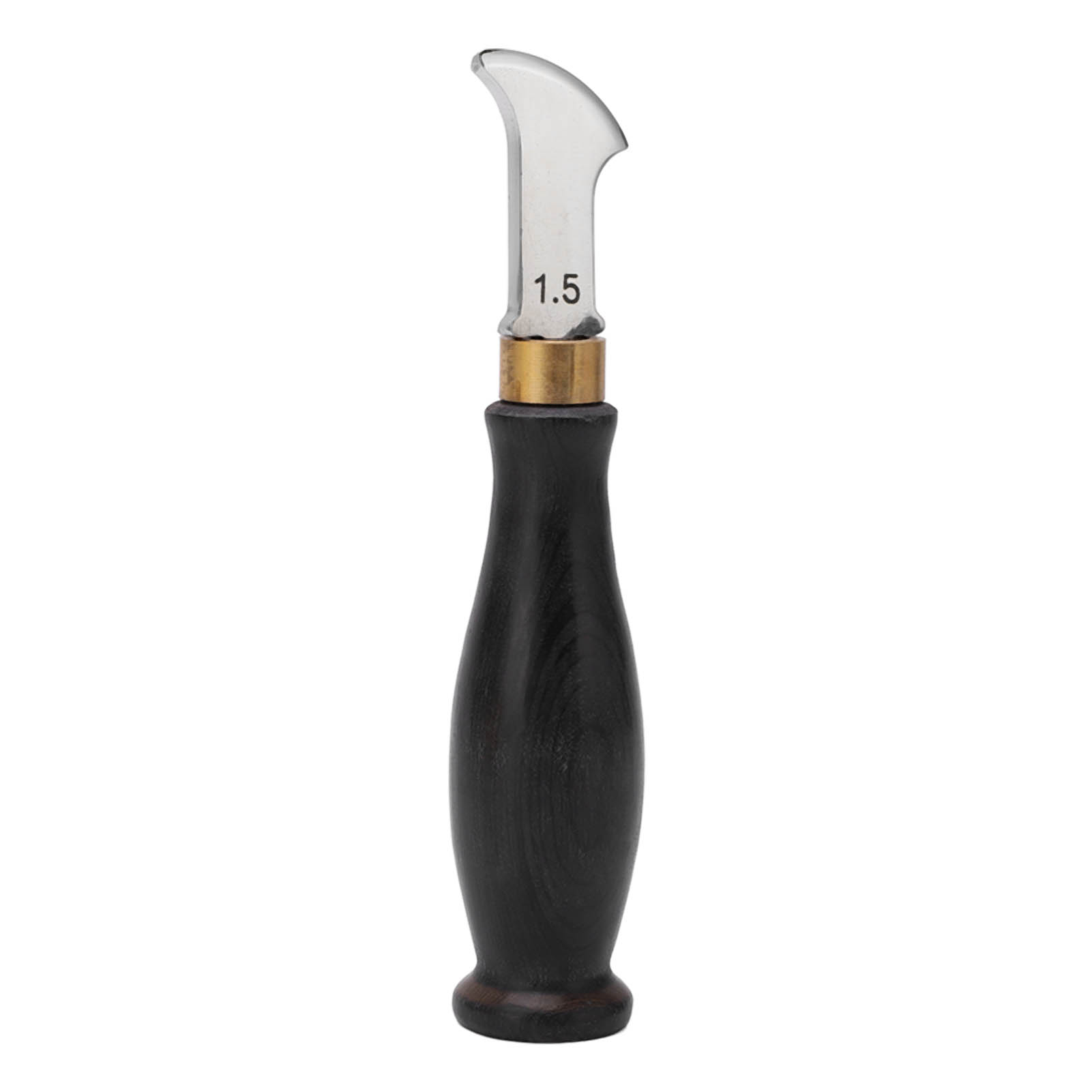 Ergonomischer Lederabstreifer, Edelstahl 304, Griff Aus Hochglanzpoliertem Sandelholz, 1,5 Mm Streifenschneider