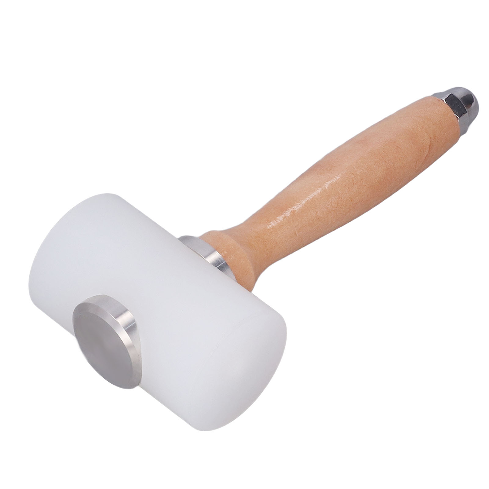 Weißer Ledergravierhammer, T-förmig, Nylon, Holzgriff, Diy-werkzeug Zum Markieren Und Gravieren Von Leder