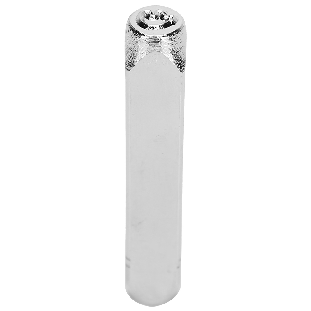 Set Mit 6 Metallstempeln 6 Mm 1/4" Für Diy-schmuckgravuren, Schnitzwerkzeuge Für Bastelarbeiten Und Ferkel