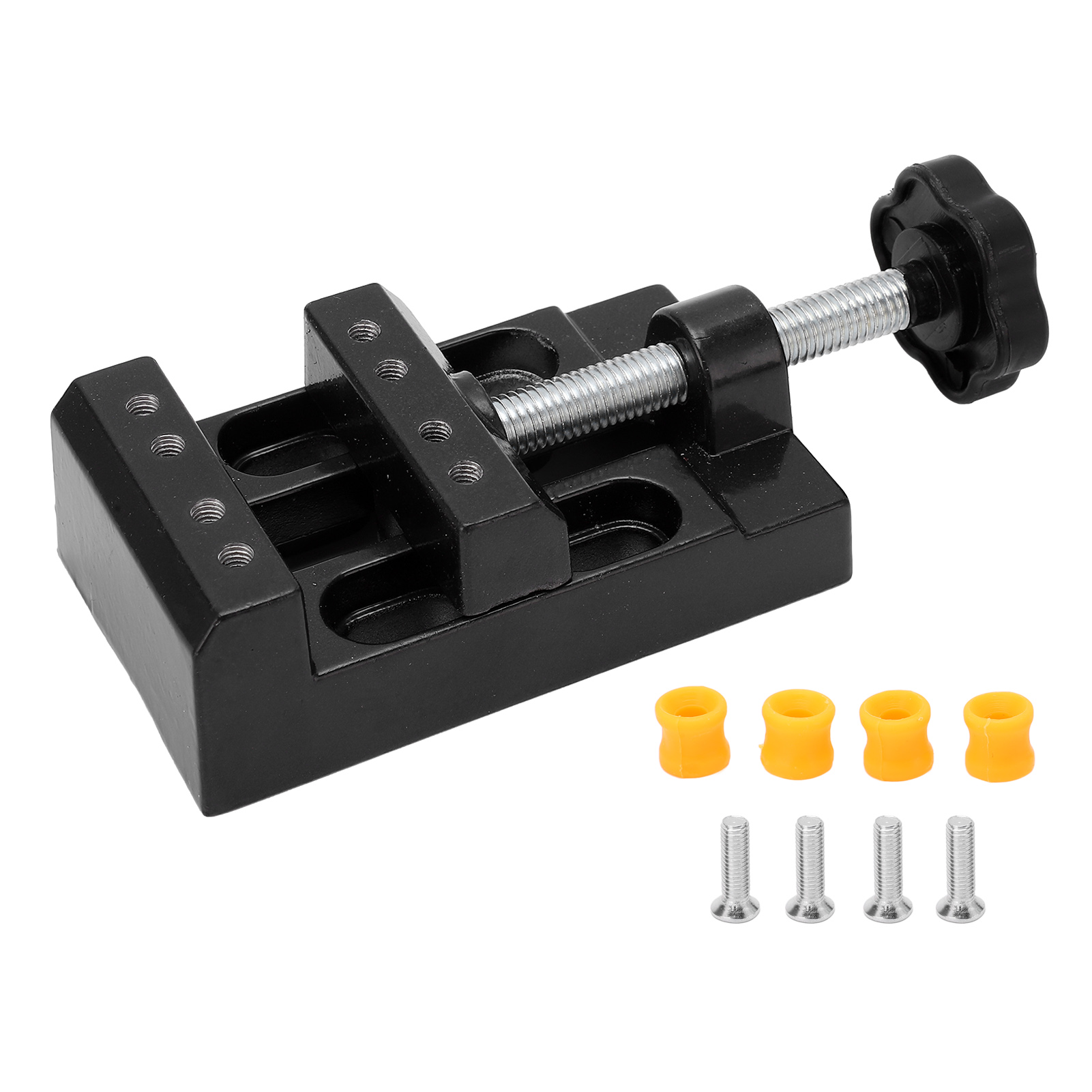 Mini-schraubstock Aus Aluminiumlegierung, Kompakte Größe, Maximale Spannweite 55 Mm, Robust Und Ergonomisch, Zum Bohren Und Schleifen