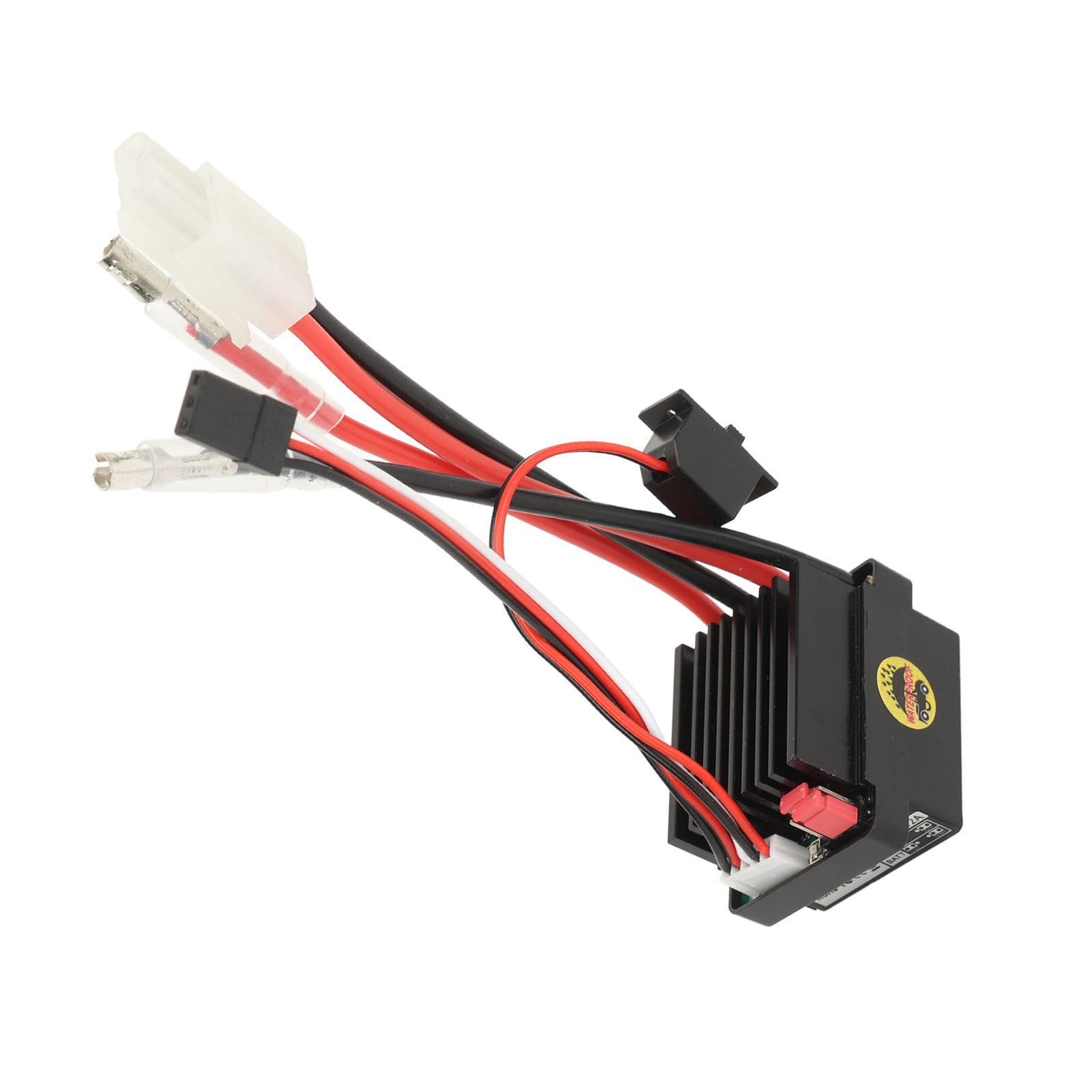 Elektronischer Drehzahlregler 60a Für Bürstenbehaftete Rc-motoren, Schwarz, Wasserdicht, Mit Wärmeableitung, 5v 2a Bec-ausgang Für Ferngesteuerte Autos Und Boote