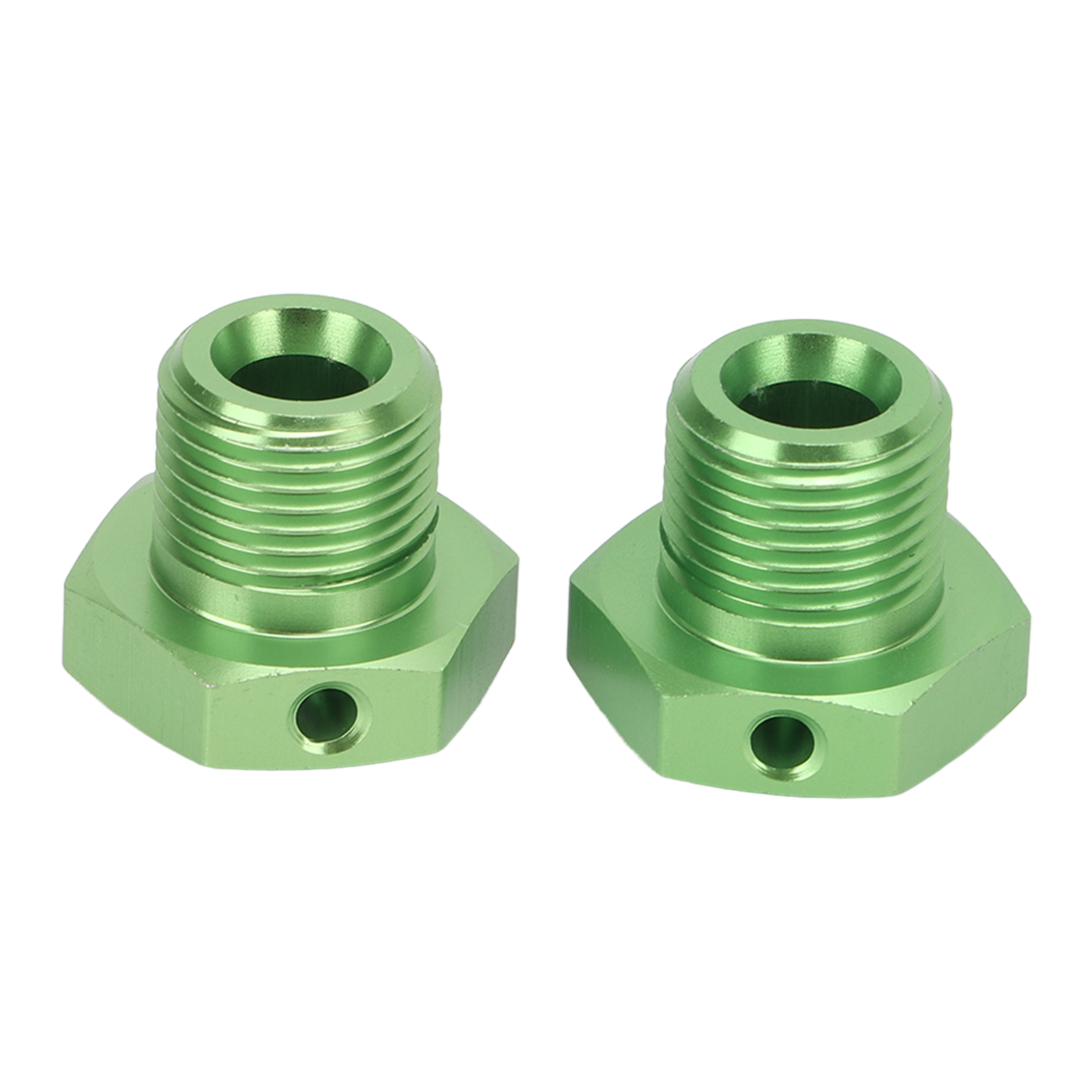 Paar 17-mm-sechskantadapter Aus Aluminiumlegierung Für Arrma 1/8 Rc-car-räder, Mit Stift, Ersatzteil, Grün