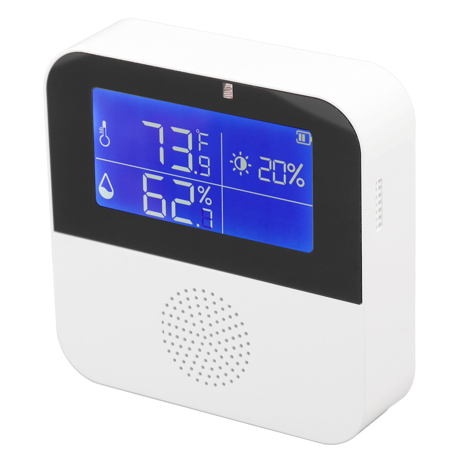 Hochpräziser Wlan-sensor Für Luftfeuchtigkeit Und Temperatur, Intelligentes Thermometer-hygrometer Mit 7,4 Cm Lcd-bildschirm