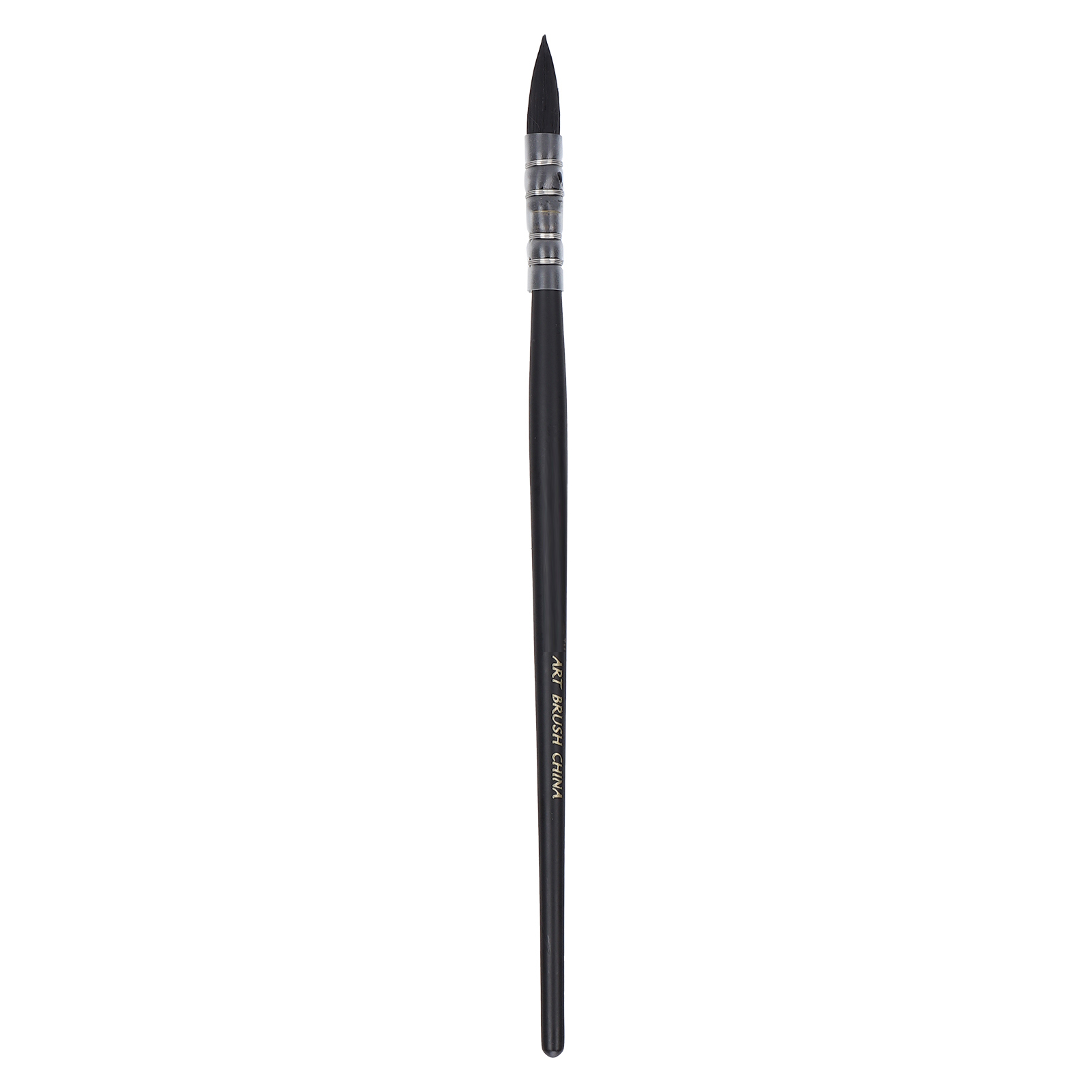 Runder Aquarellpinsel Aus Nylon Und Wolle, Handgefertigte Borsten Zum Malen Und Schreiben, Schwarz 1